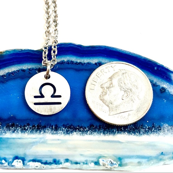 Libra Necklace, Constellation, Zodiac, Astrology - Picture 3 of 6